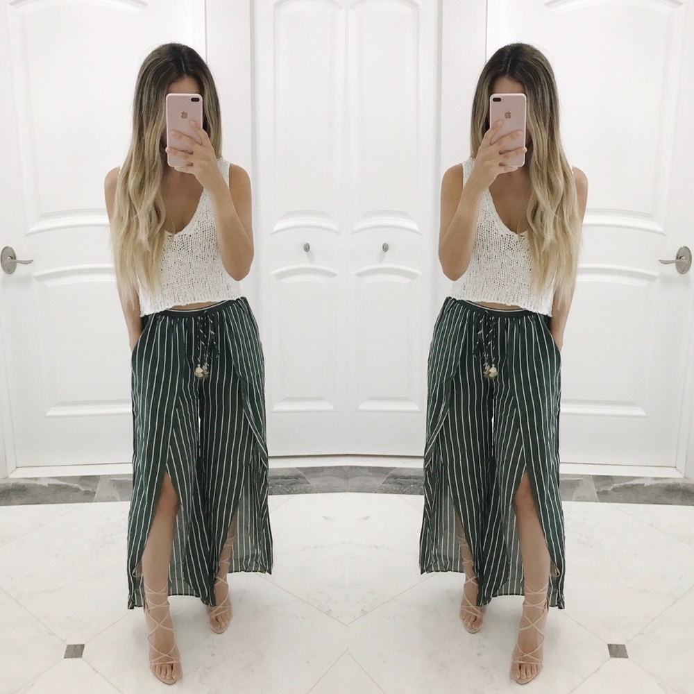 • Melrose Olive Pants • - Picture 3 of 3